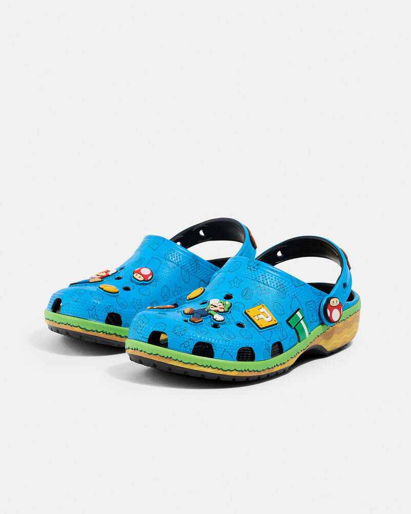 Crocs Classic Super Mario Core Clogs for Unisex