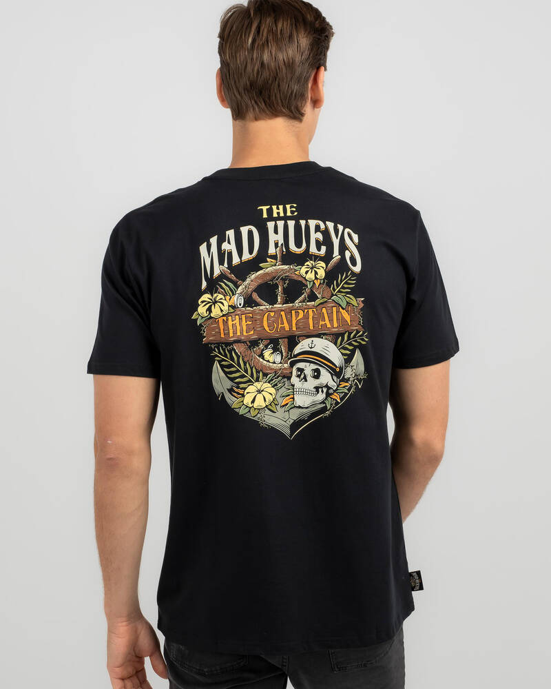 The Mad Hueys Shipwrecked Captain T-Shirt for Mens