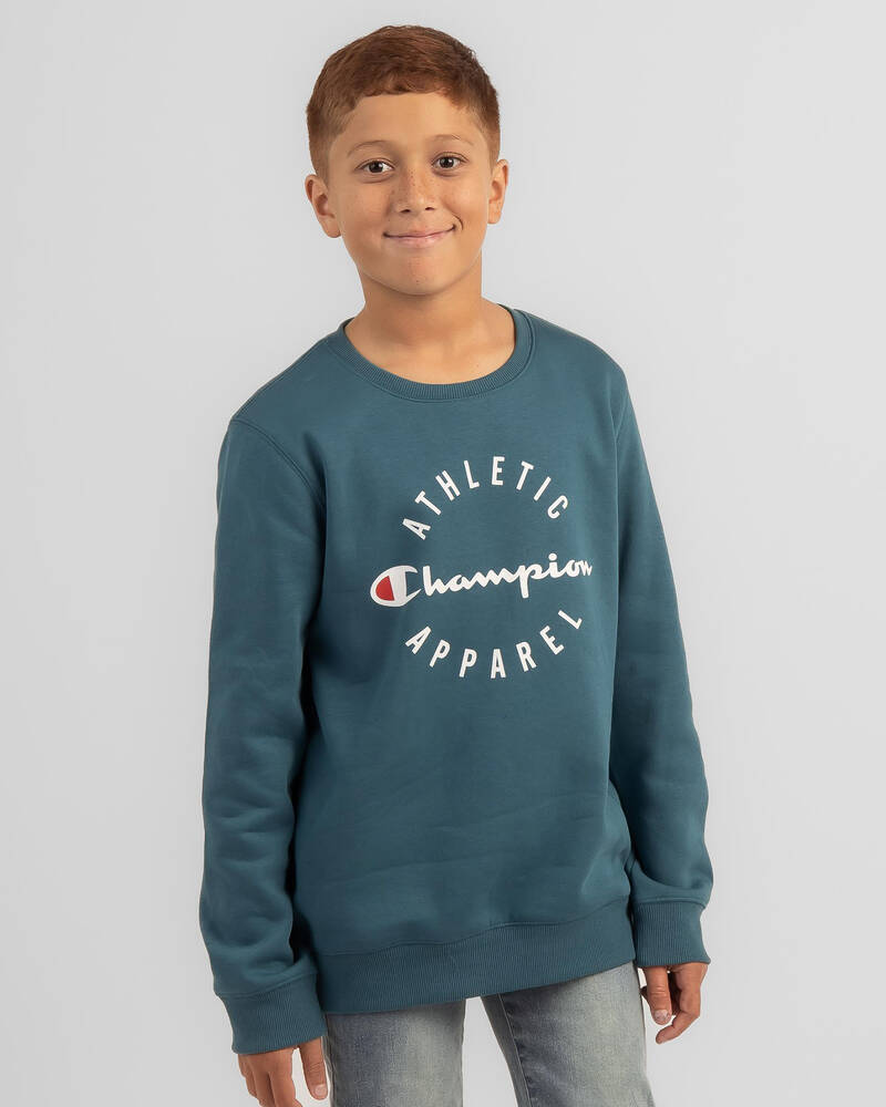 Champion Boys' Sporty Crew Sweatshirt for Mens