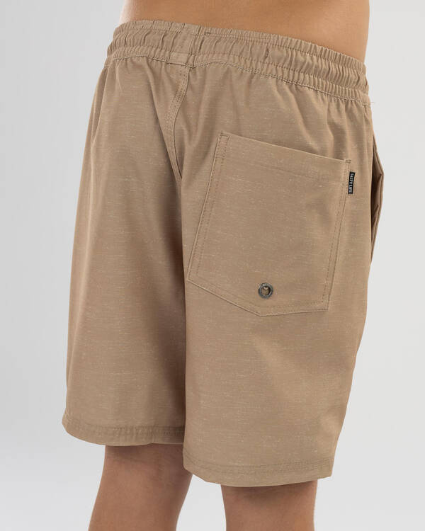 Salty Life Boys' Anchor Point Elastic Waist Shorts for Mens