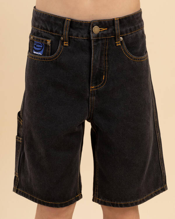 Rip Curl Boys' Hyped Up Denim Walk Shorts for Mens
