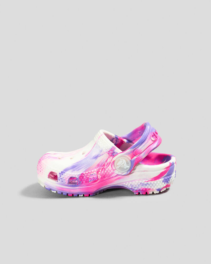 Crocs Toddlers' Classic Marble Clog for Unisex