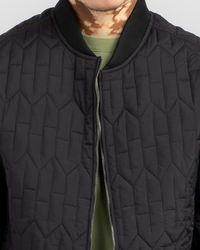 Stussy Quilted Nylon Zip Jacket for Mens image number null