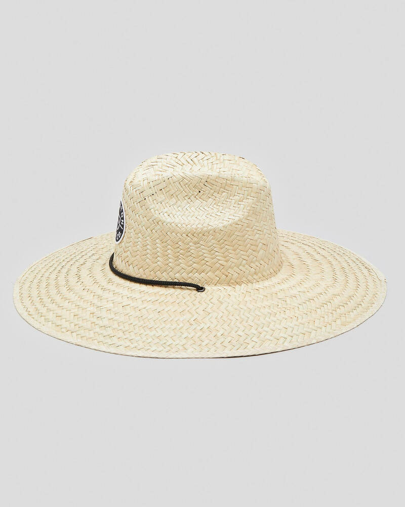 Brixton Crest Sun Straw Hat for Mens