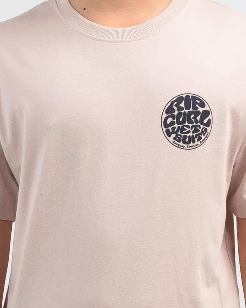 Rip Curl Boys' Wetsuit Icon Logo T-Shirt for Mens