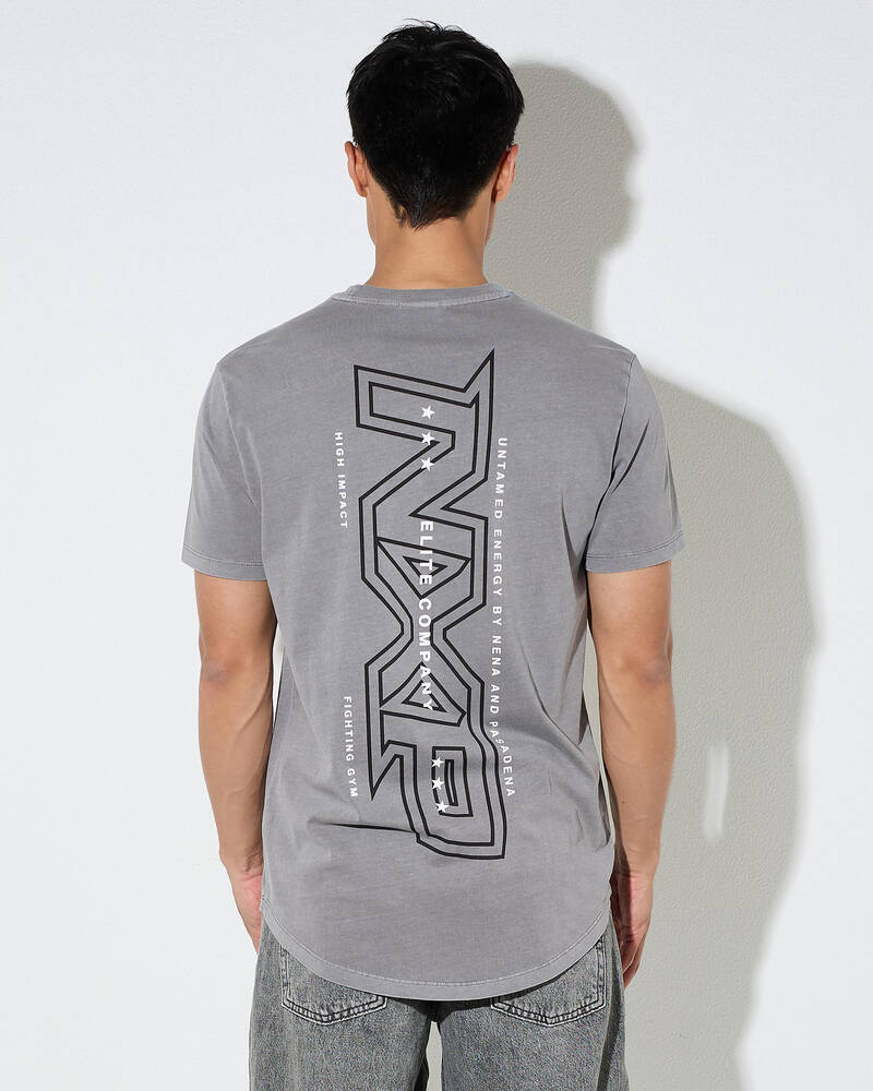 Nena & Pasadena Slateborn Dual Curved T-Shirt for Mens