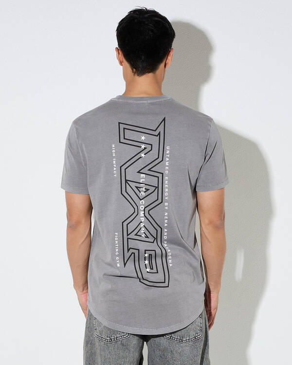 Nena & Pasadena Slateborn Dual Curved T-Shirt for Mens
