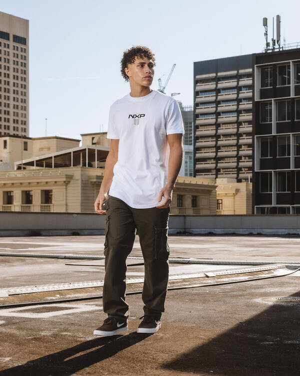 Nena & Pasadena Crew Dual Curved T-Shirt for Mens