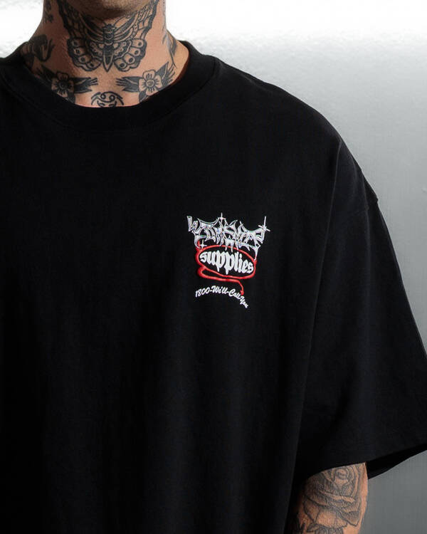 Worship Supplies Survival Crop T-Shirt for Mens