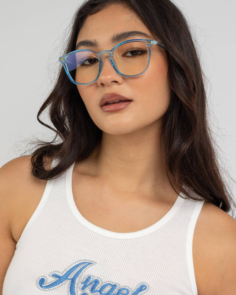 Indie Eyewear Beldin Blue Light Glasses for Womens