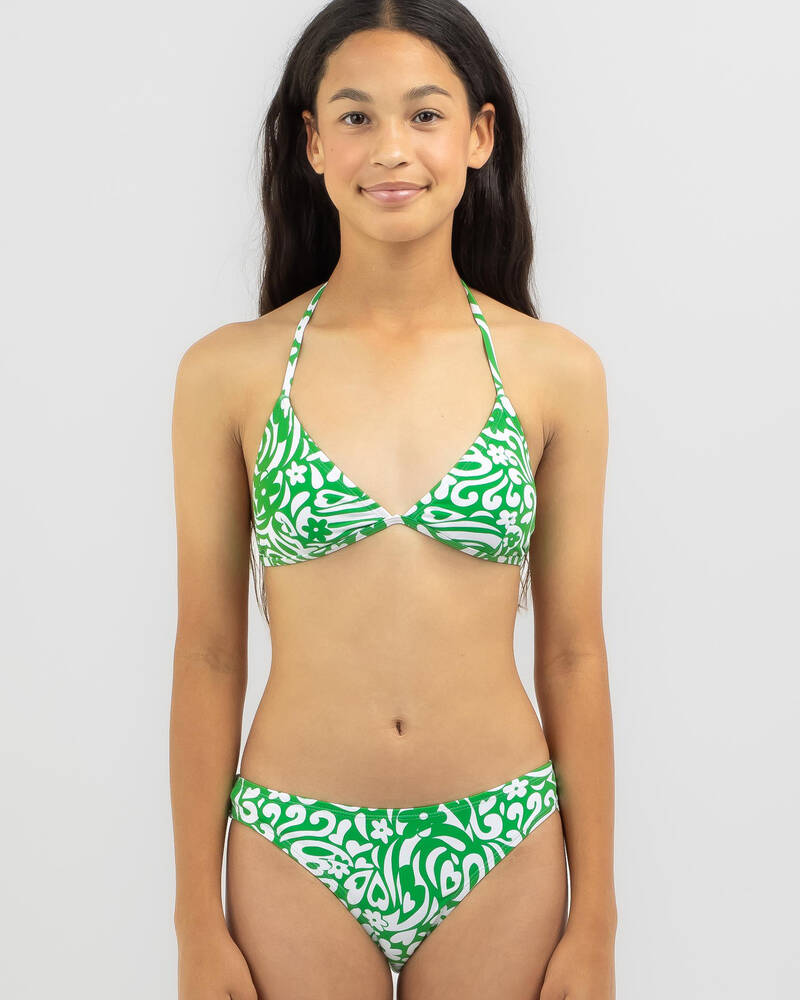 Kaiami Girls' Belinda Triangle Bikini Set for Womens