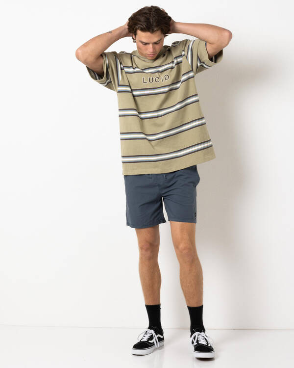 Lucid Dual Motion Elastic Waist Shorts for Mens