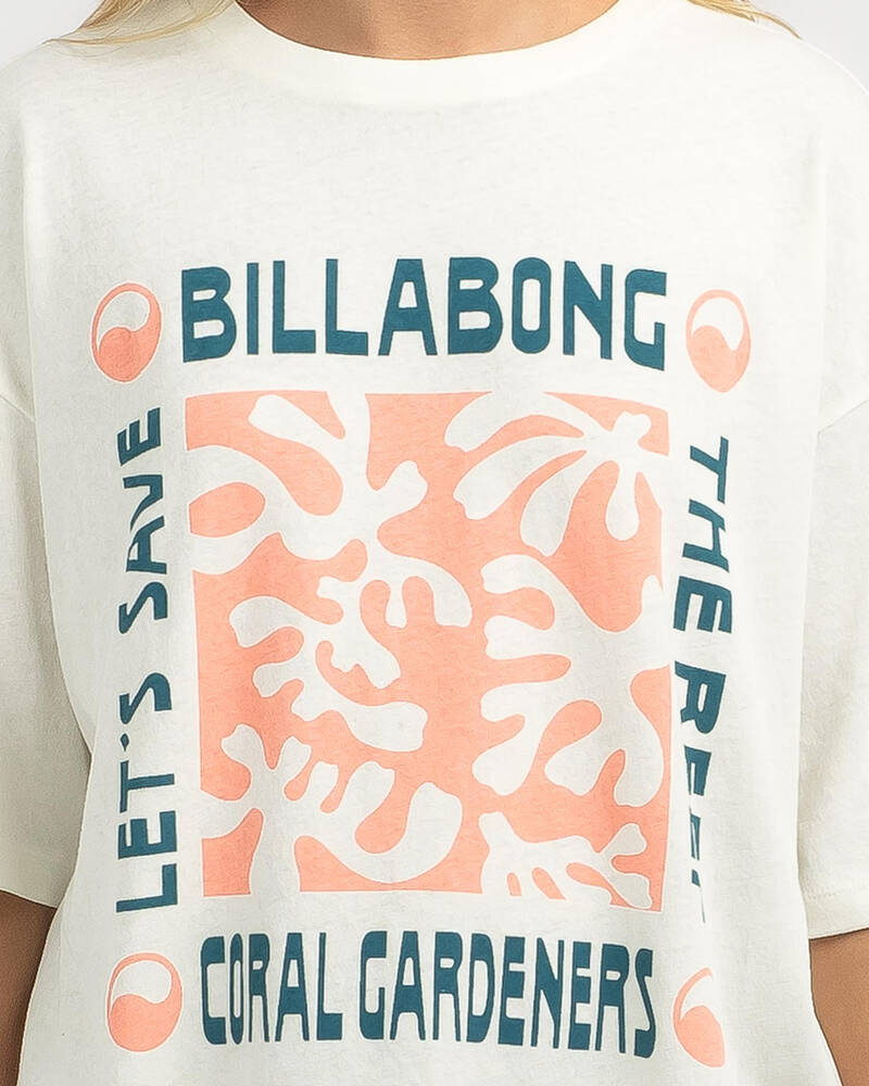 Billabong True Boy Coral Gardener T-Shirt for Womens