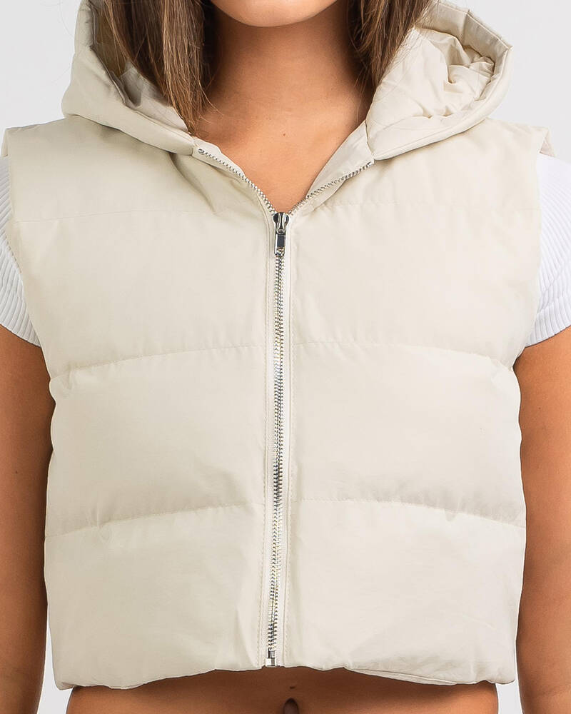 Luvalot Obsessed With Me Puffer Vest for Womens