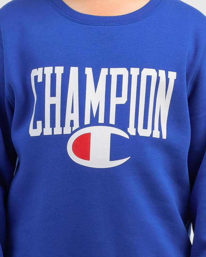 Champion Boys' Sporty Crew Sweatshirt for Mens