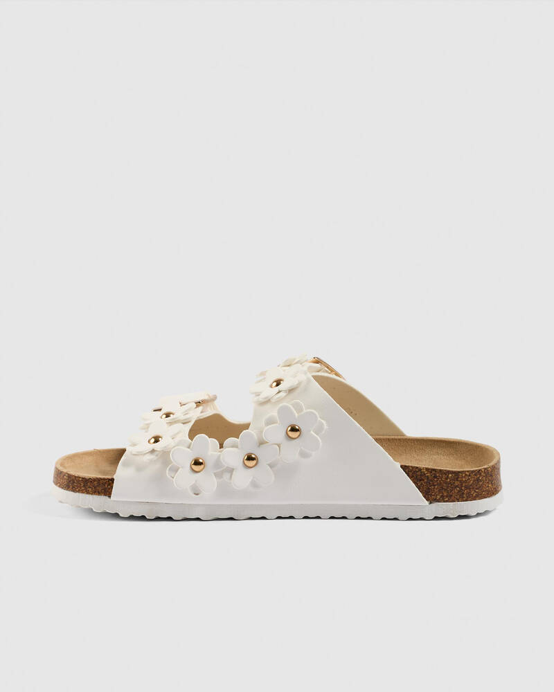 Ava And Ever Girls' Daisy Slide Sandals for Womens