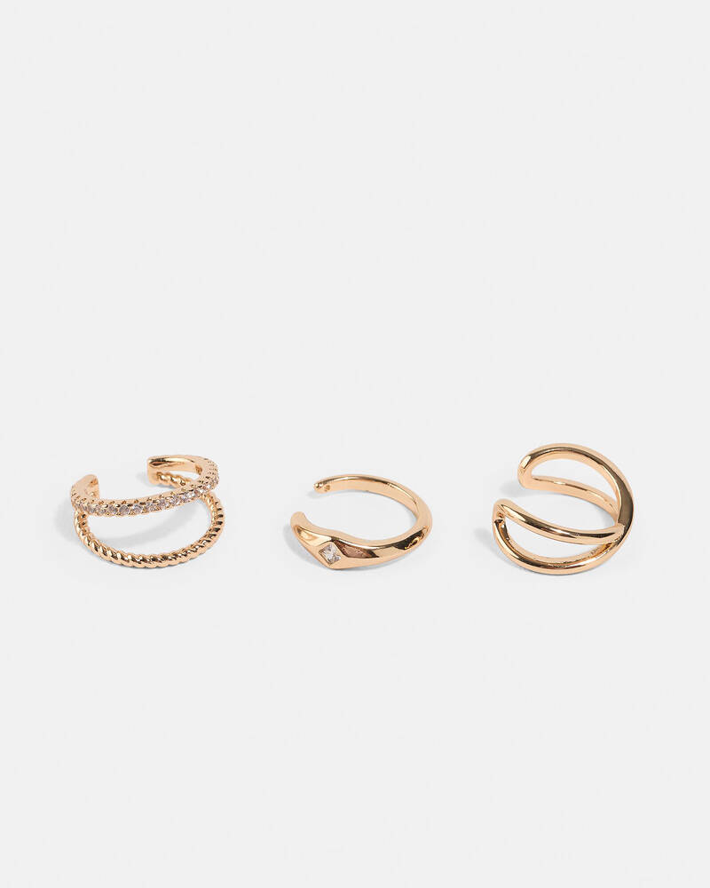 Karyn In LA Amber Ear Cuff Pack for Womens