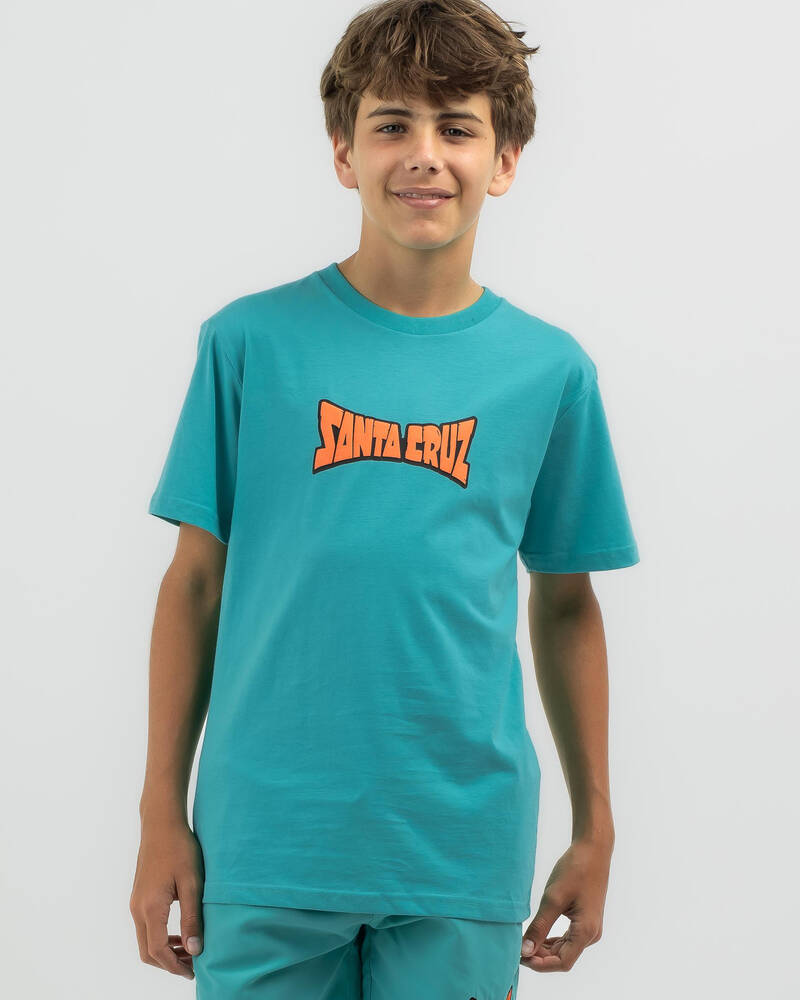 Santa Cruz Boys' Arch Check Hand T-Shirt for Mens