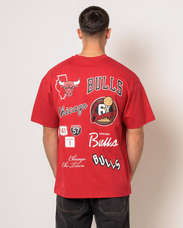 New Era NBA Repeat Chicago Bulls T-Shirt for Mens