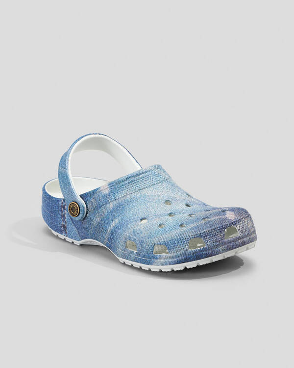 Crocs Classic Denim Clogs for Unisex