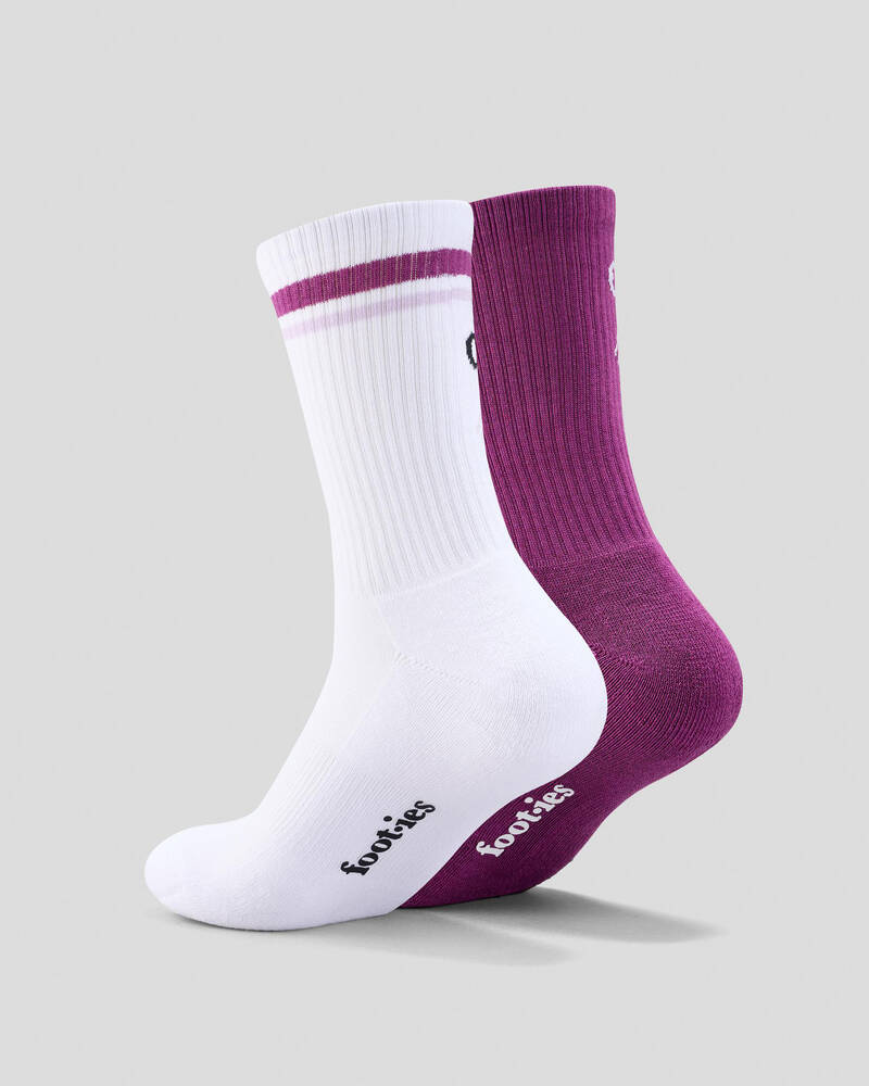 FOOT-IES Vodka Cruiser Bold Berry Sneaker Sock 2 Pack for Mens