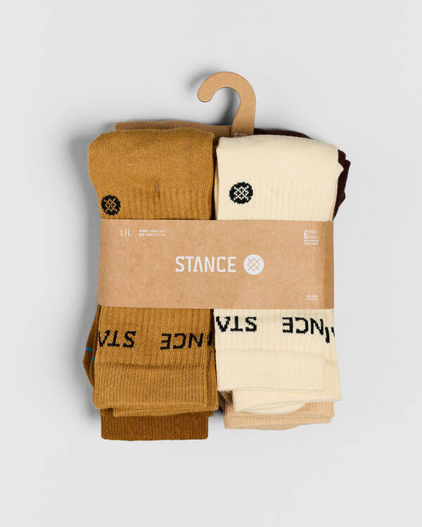 Stance Origin Crew Socks 6 Pack for Mens