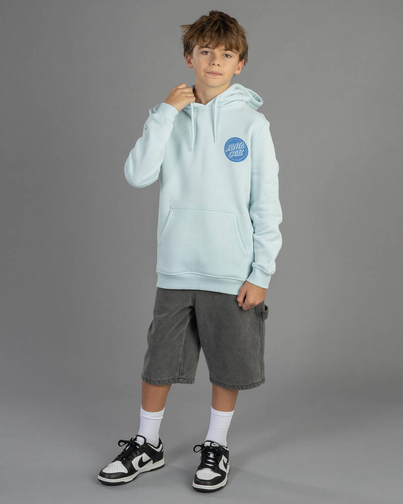 Santa Cruz Boys' Reverse Dot Mono Hoodie for Mens