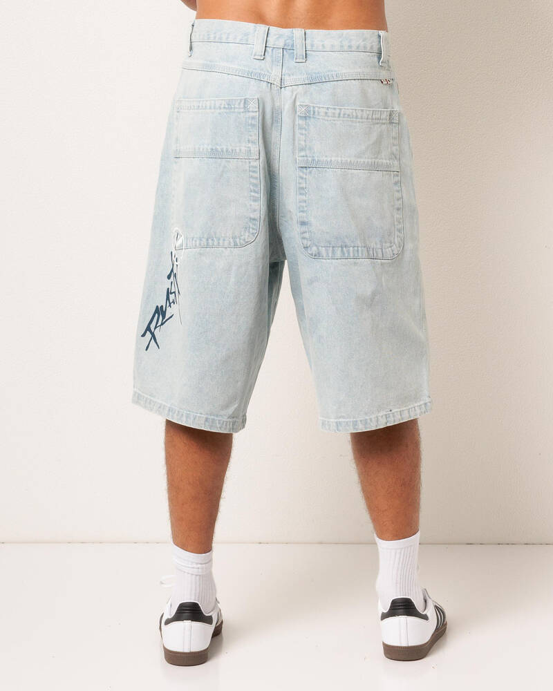 Rusty Slappa Denim Shorts for Mens