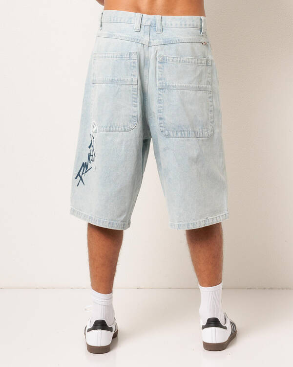 Rusty Slappa Denim Shorts for Mens
