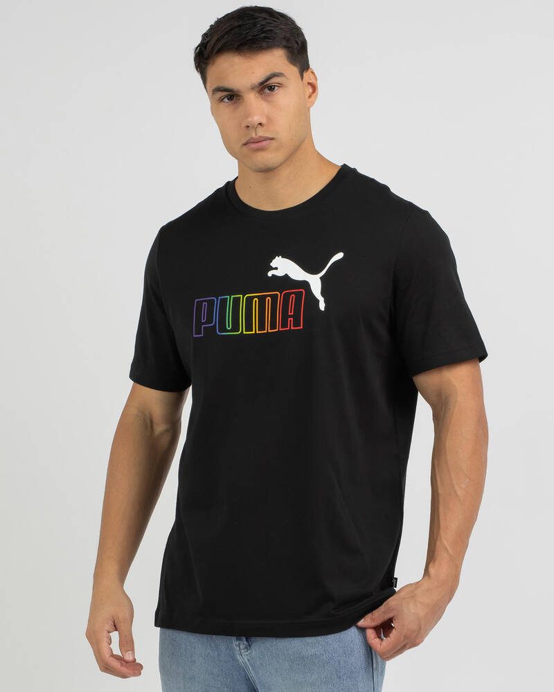 Puma ESS+ Rainbow T-Shirt for Mens