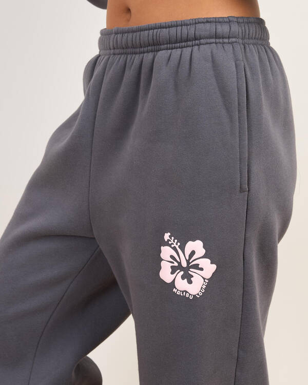 Malibu Lounge Malibu Lounge Hibiscus Sweatpants for Womens