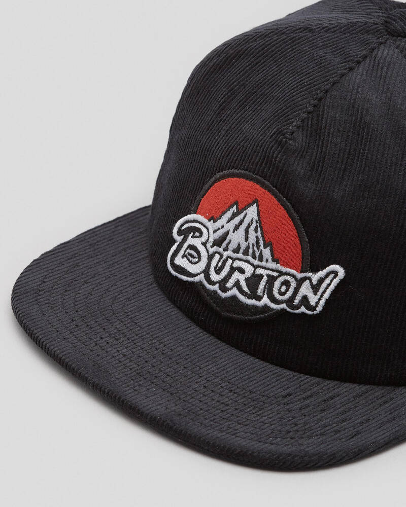 Burton Retro Mountain Snapback Cap for Mens