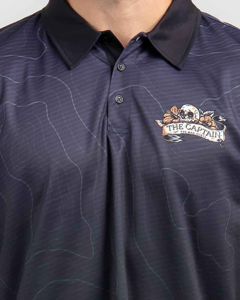 The Mad Hueys Compass Captain Fishing Jersey for Mens