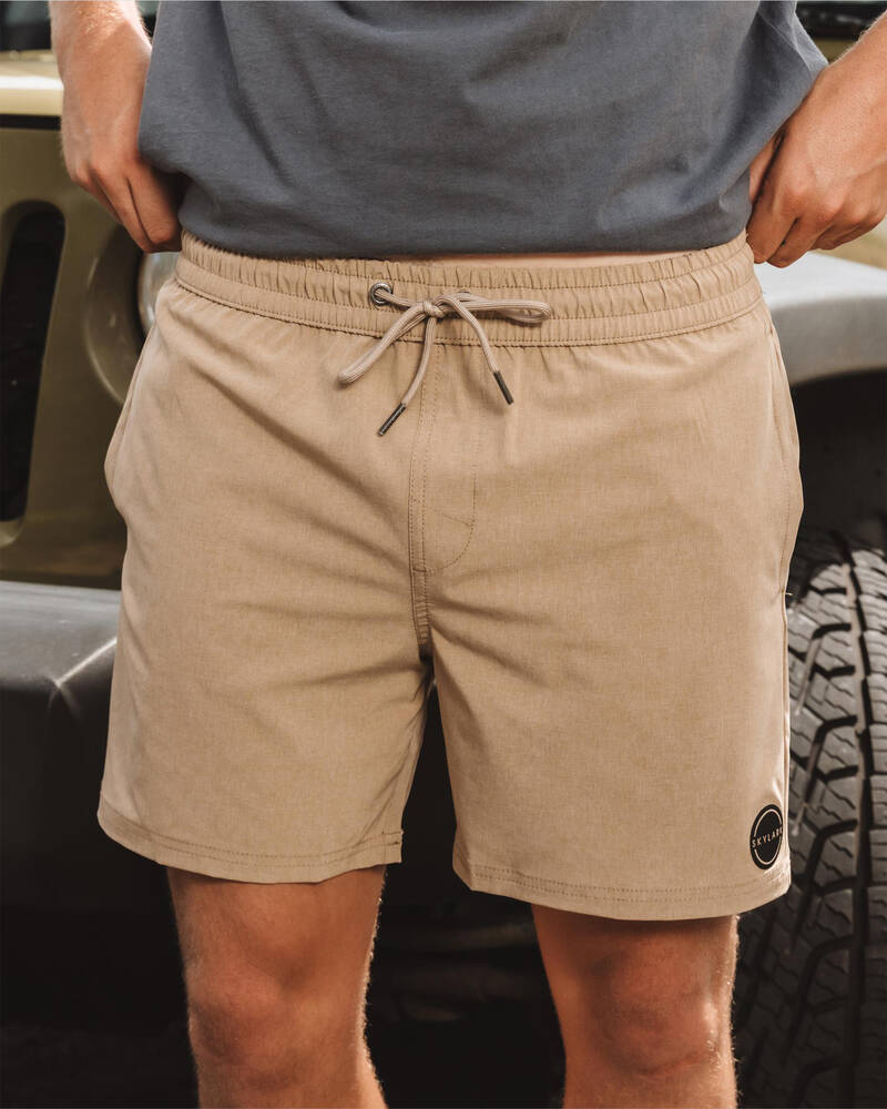 Skylark Bind Elastic Waist Shorts for Mens