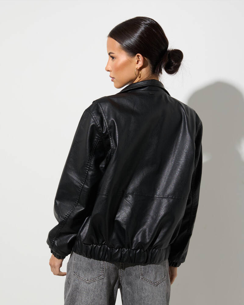 Ava And Ever Blaise Faux Leather Jacket for Womens