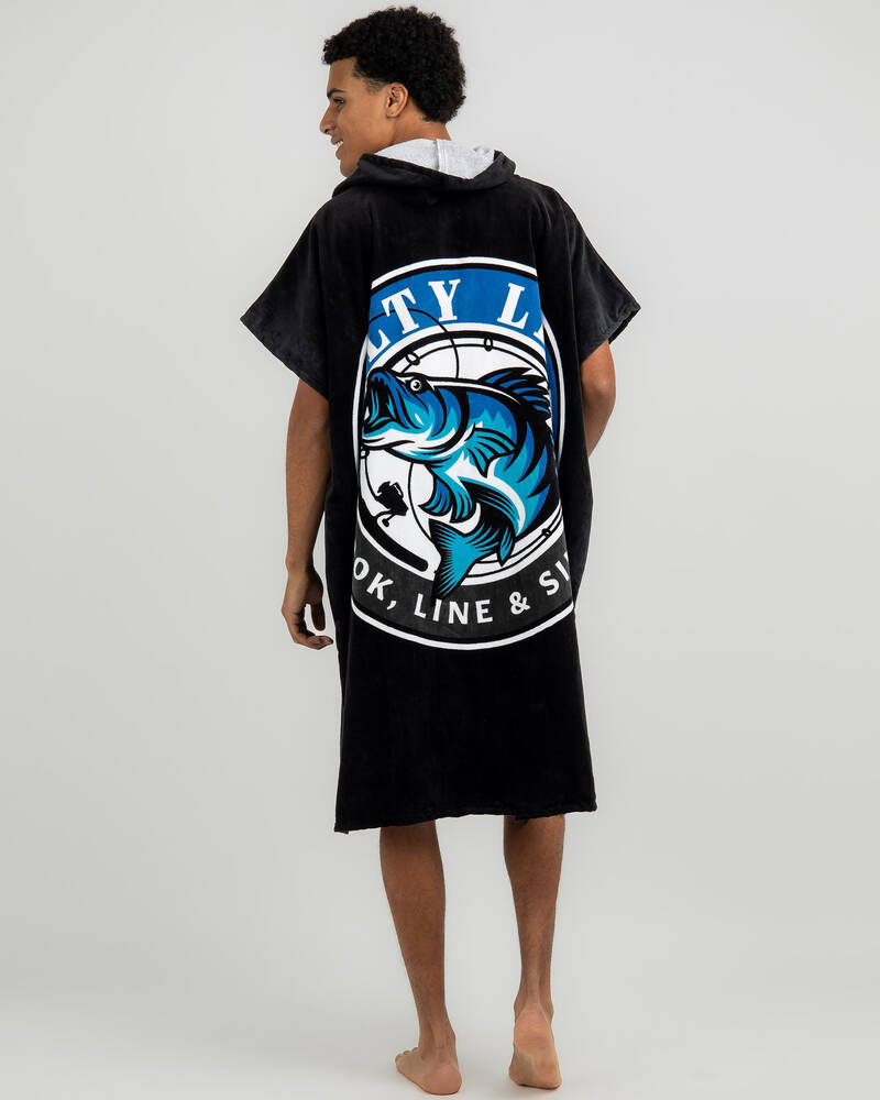 Salty Life Hooked Hooded Towel for Mens