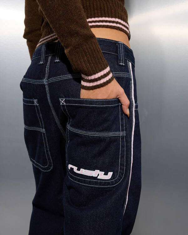 Rusty Flip Mommy Jeans for Womens