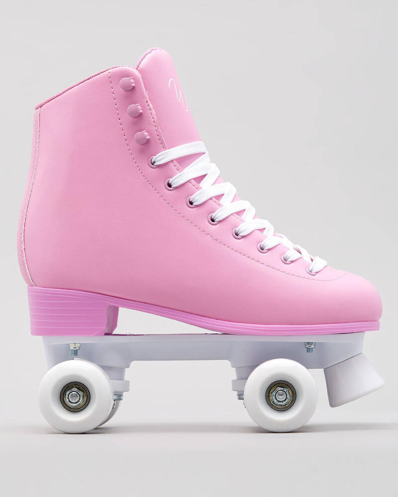 Whip Roller Skates Laced Quad Rollerskates for Unisex