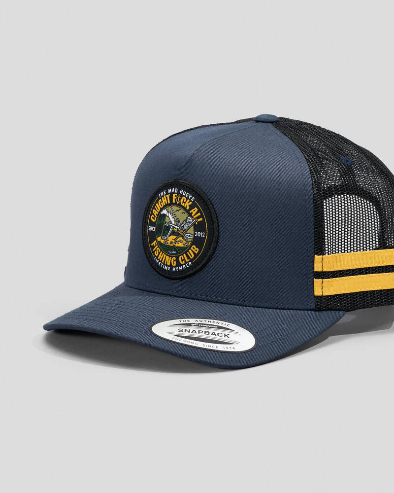 The Mad Hueys Caught Fk All Trucker Cap for Mens