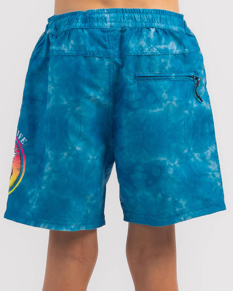 Salty Life Boys' Abstract Mully Shorts for Mens