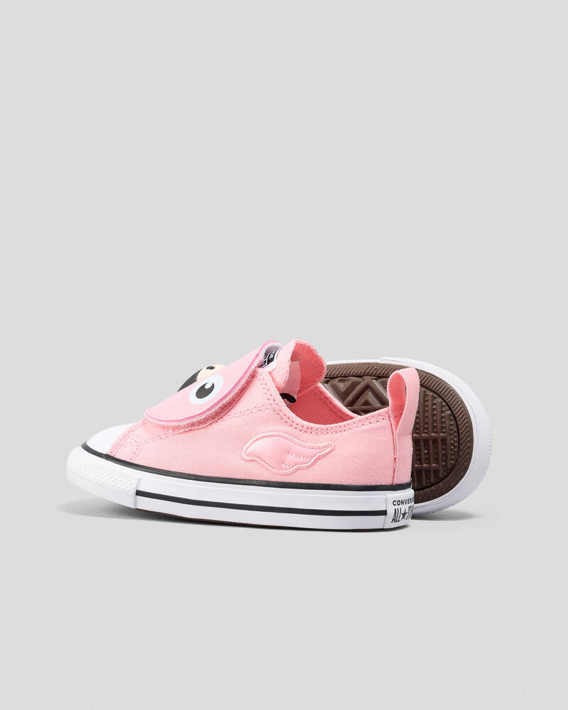 Converse Toddlers' Chuck Taylor All Star One Strap Pool Float Easy On Shoes for Womens