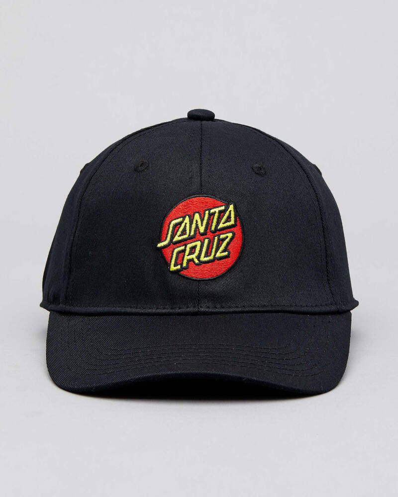Santa Cruz Boys' Classic Dot Elastic Cap for Mens