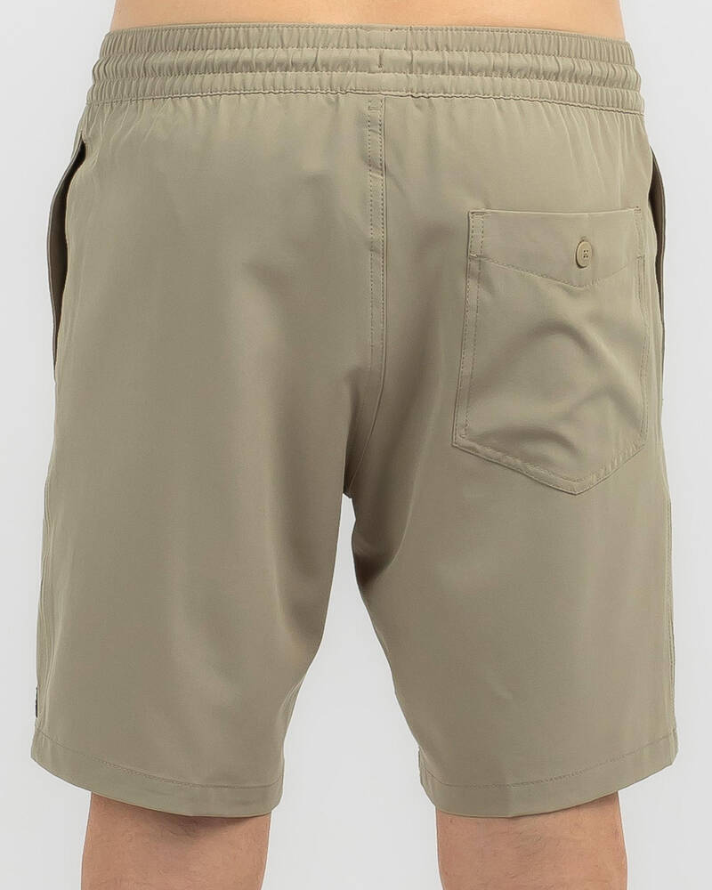 Volcom Stones Hybrid Elastic Waist Shorts for Mens