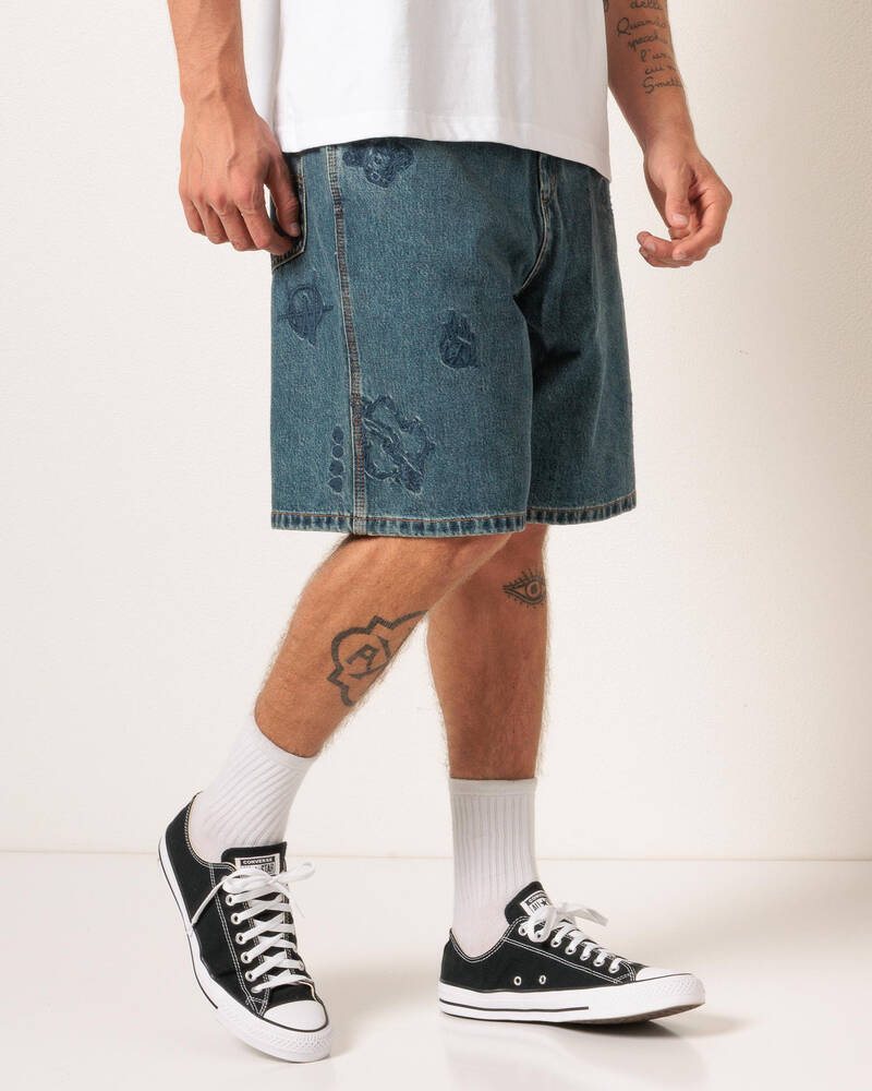 Worship Supplies Scratch Big Dawg Jean Shorts for Mens