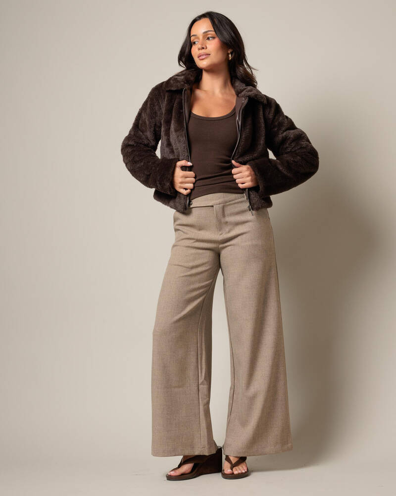 Ava And Ever Tilly Faux Fur Jacket for Womens