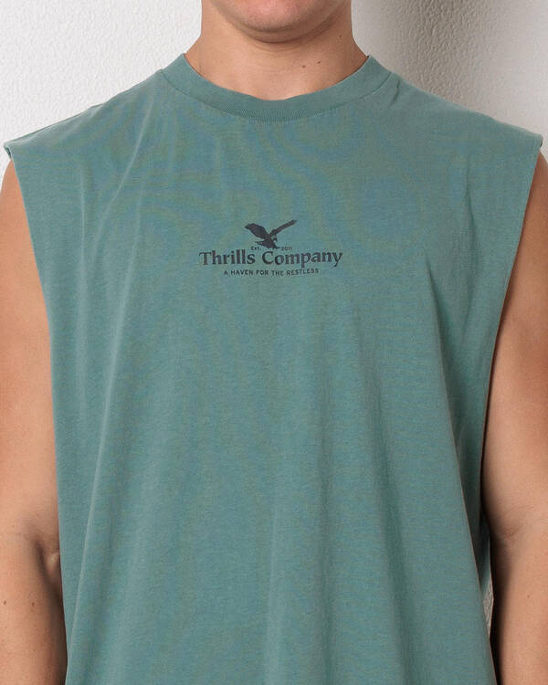 Thrills A Haven For The Restless Merch Fit Muscle Tank for Mens
