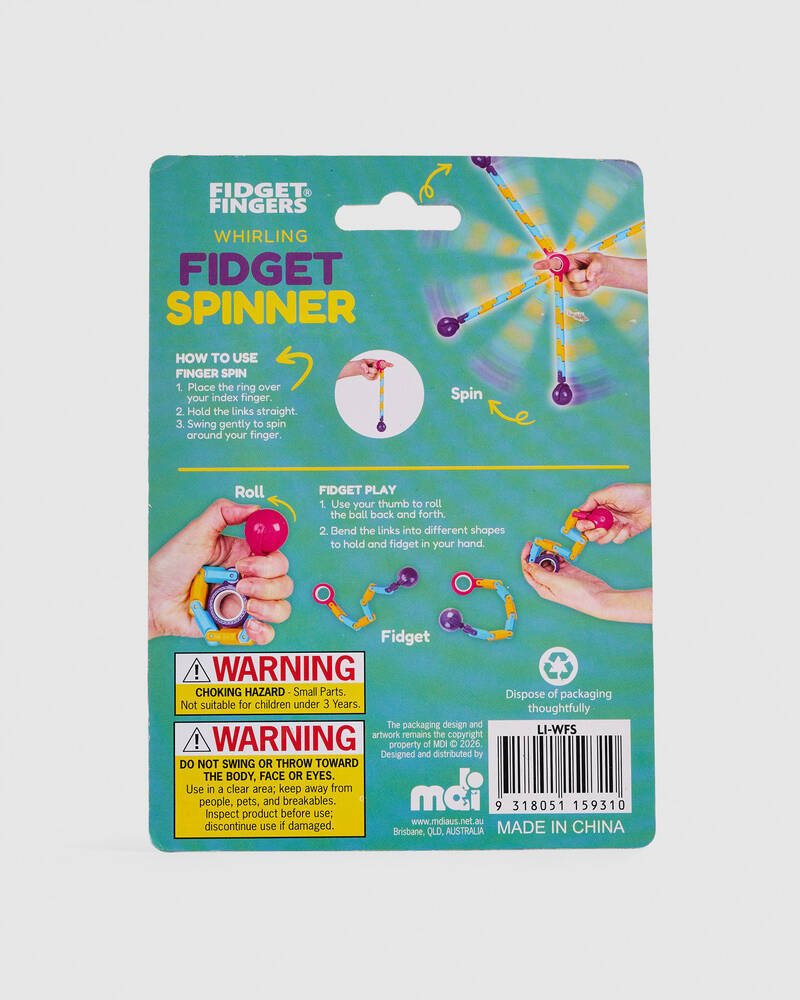 Get It Now Whirling Fidget Spinner Sensory Toy for Unisex