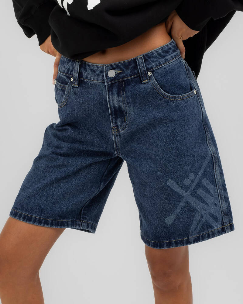 Stussy Graffiti Jorts for Womens