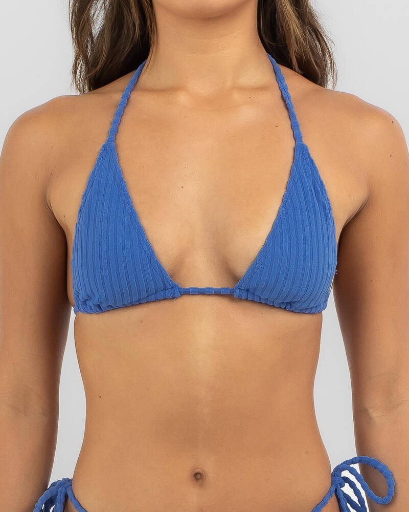 Billabong Terry Rib Remi Triangle Bikini Top for Womens