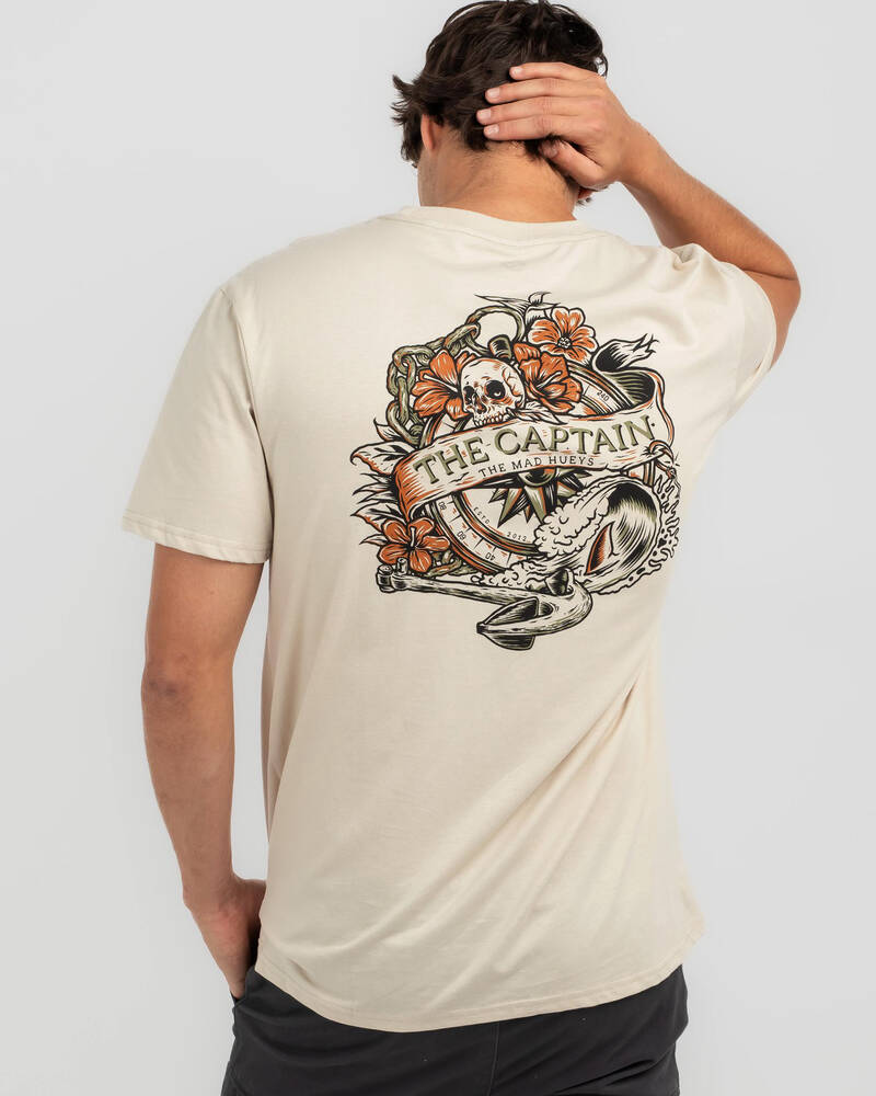 The Mad Hueys Compass Captain T-Shirt for Mens